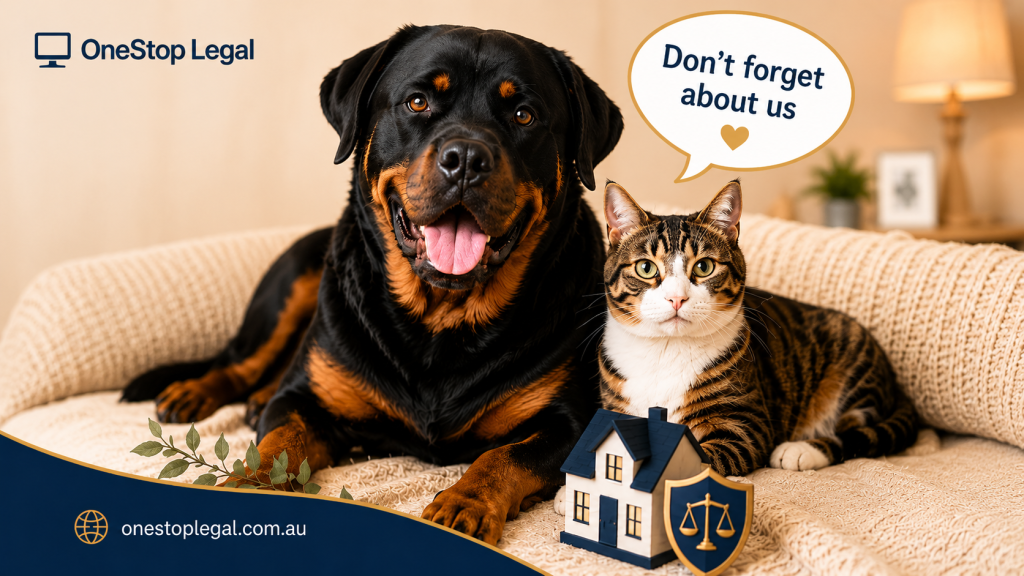 Introducing the section of the will and estates blog to include pets. Wills and Estates: What about fur babies? OneStop Legal