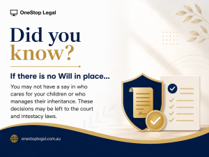 Did you know image to advice what might happen to children if parents don't have a valid will in place. OneStop Legal Did you know image for blog if there s no Will in place what will happen to your children. OneStop Legal